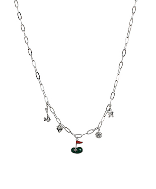 Mixed Golf Charm Necklace