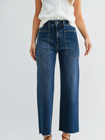 Utility Wide Leg Jeans