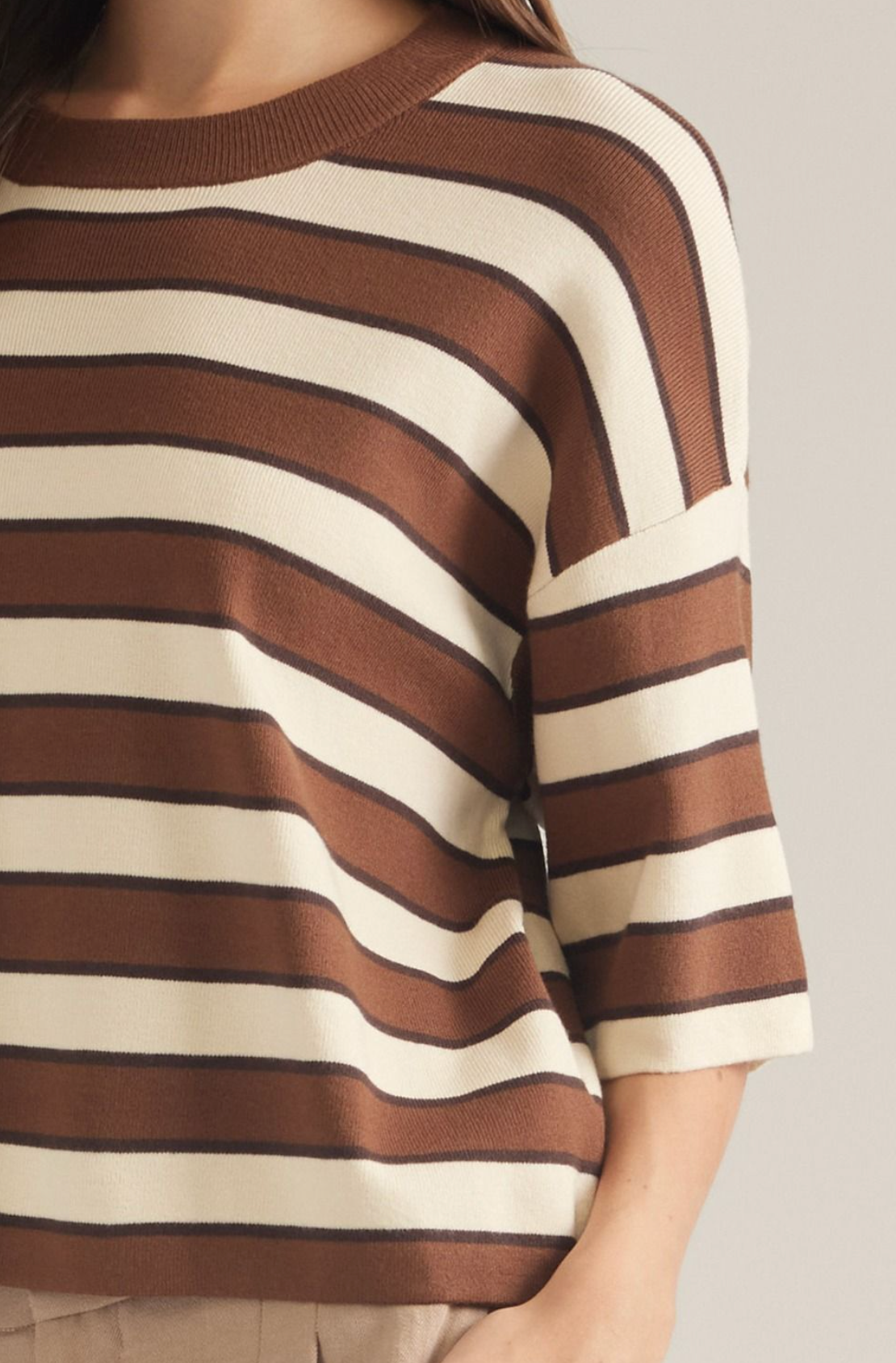Stripe Knit Top