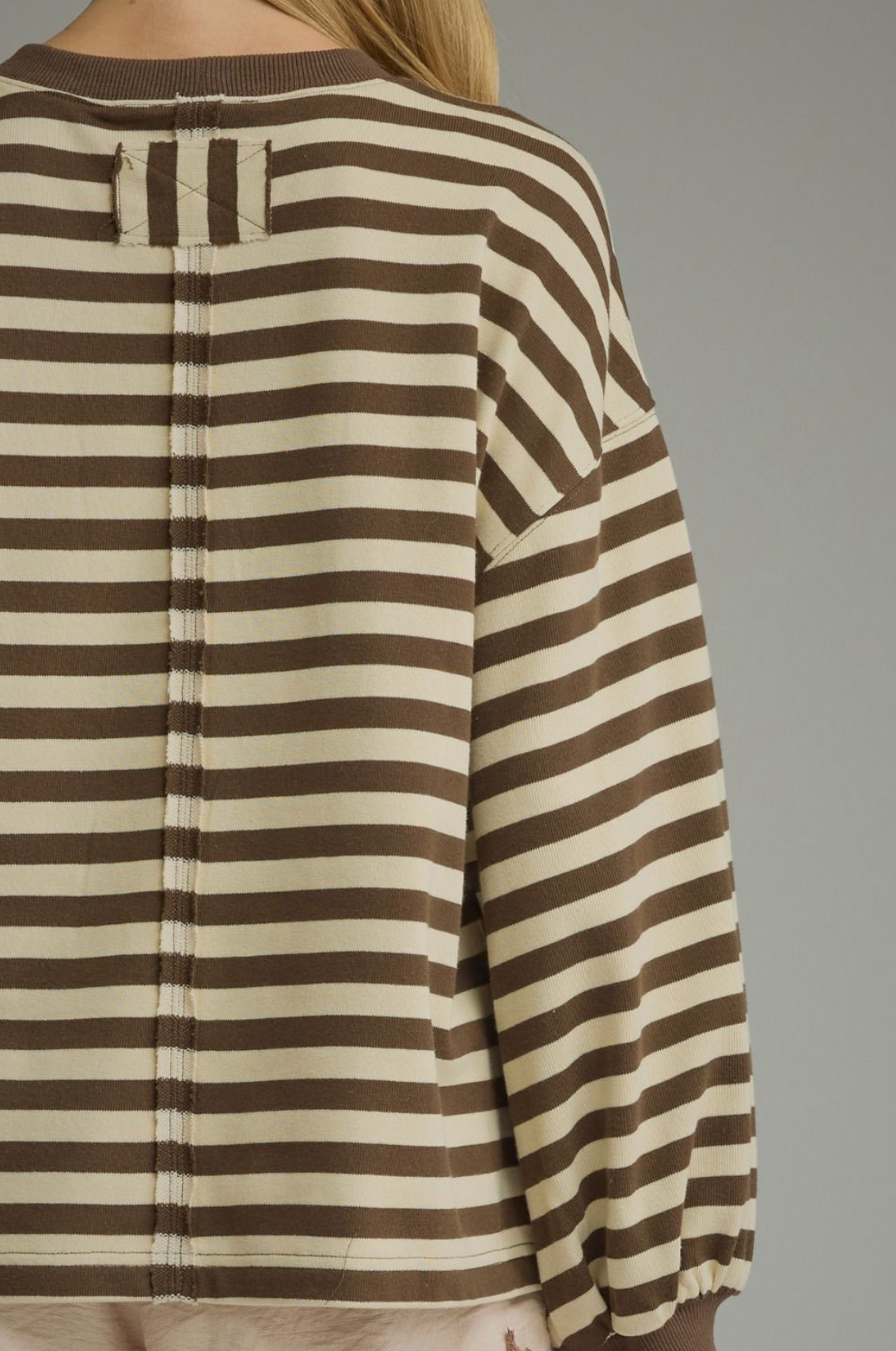 Stripe Long Sleeve Top
