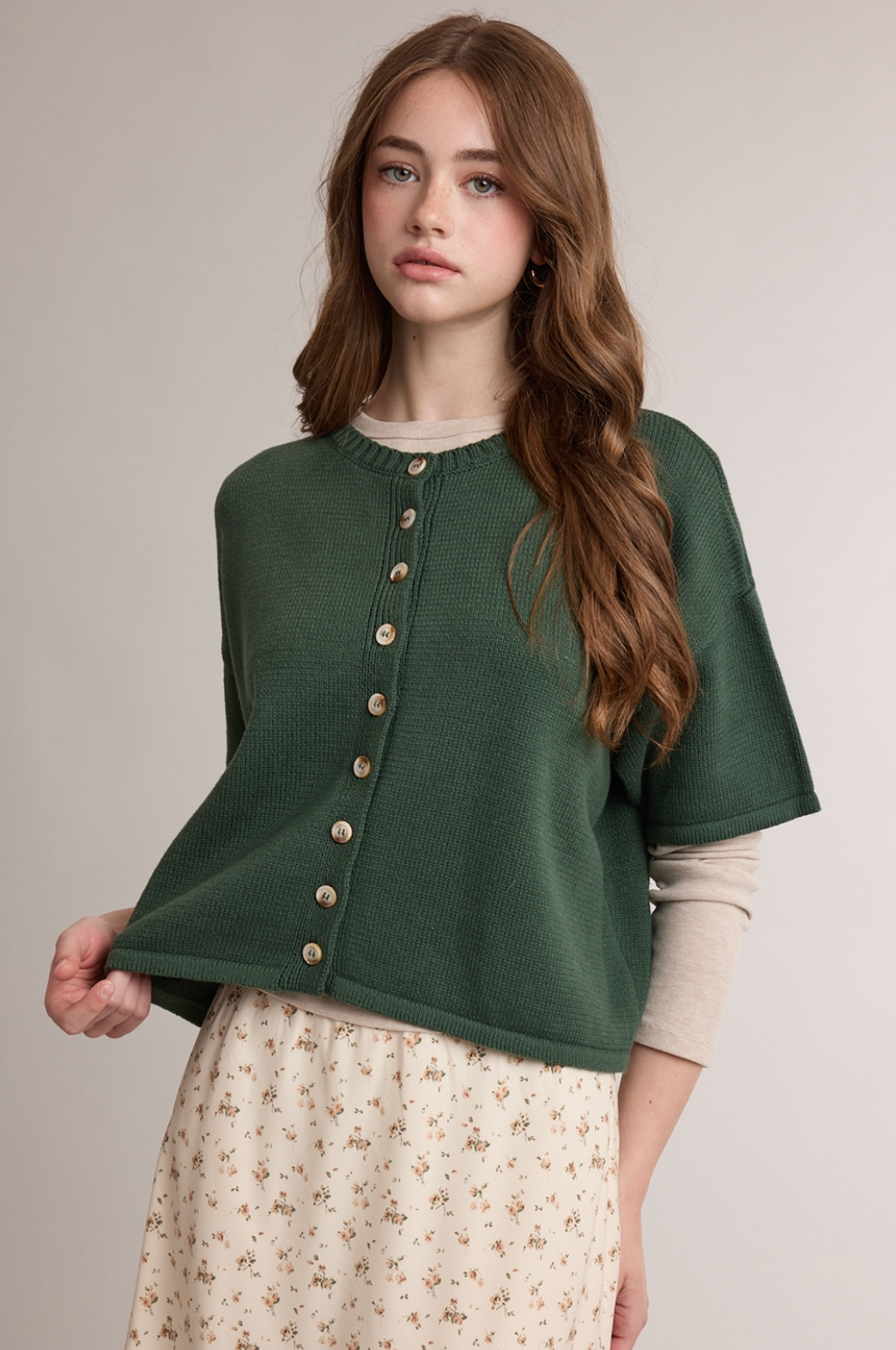 Front Button Cardigan