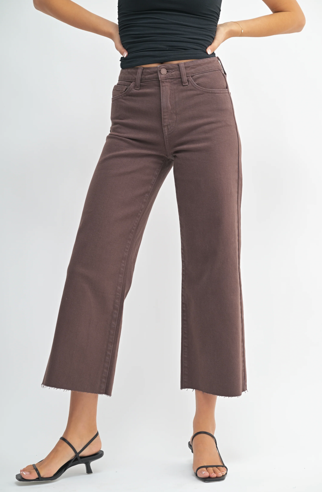 Slim Wide Leg Jeans