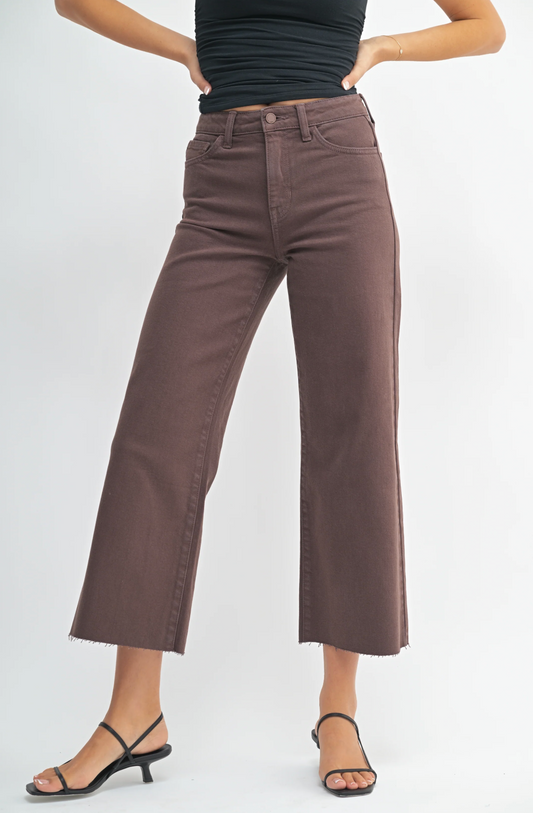 Slim Wide Leg Jeans