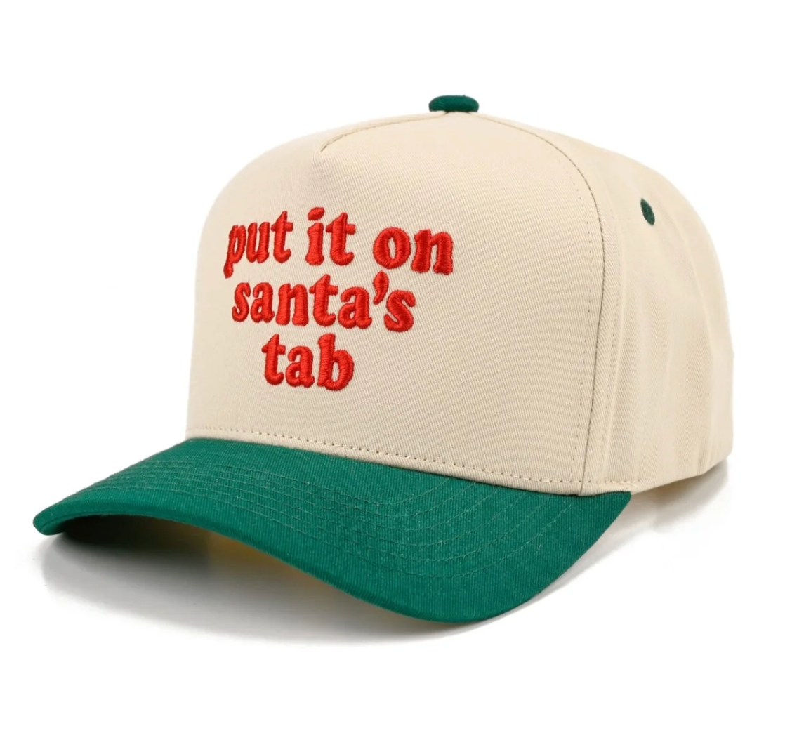 Put It On Santa's Tab Trucker Hat
