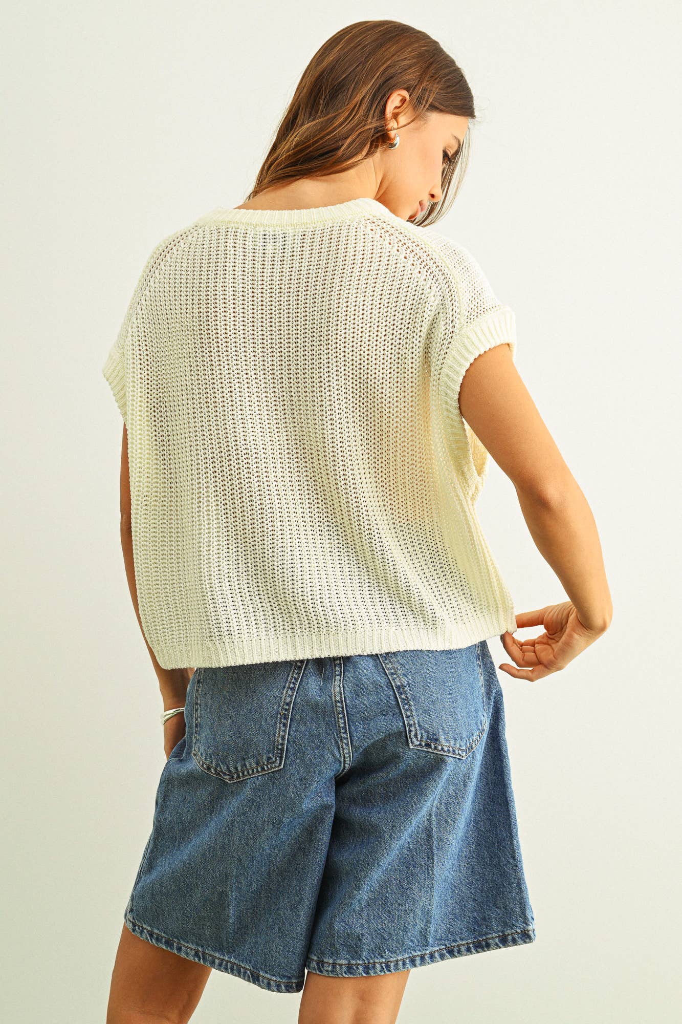 Dolman Sleeve Knit Top
