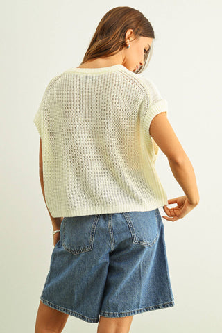 Dolman Sleeve Knit Top