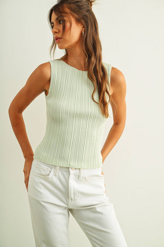Ribbed Knitted Top