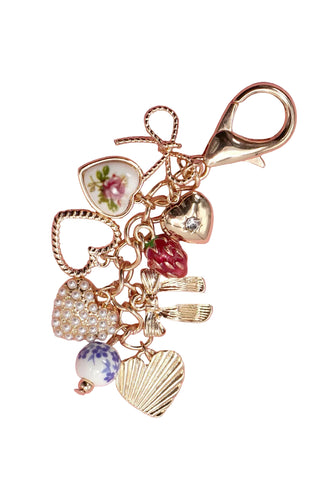Porcelain Bows Bag Charm