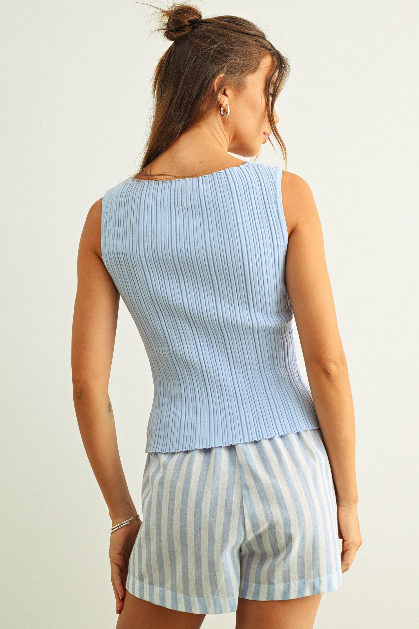 Ribbed Knitted Top
