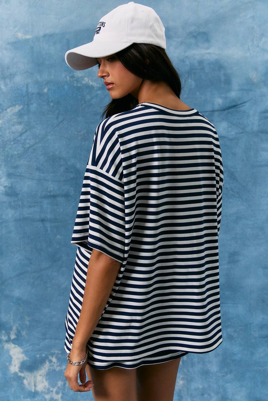 Oversized Stripe T-Shirt