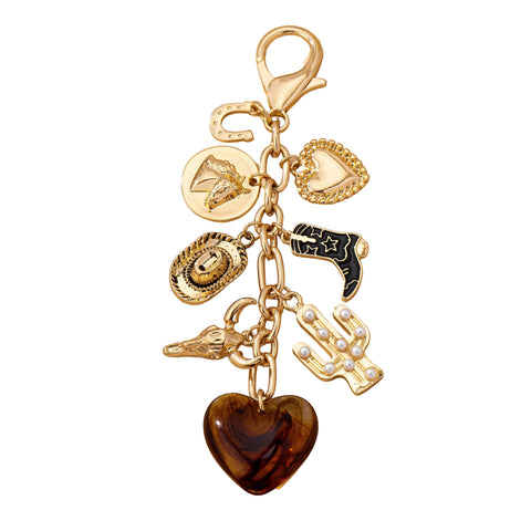 Western Lover Bag Charm