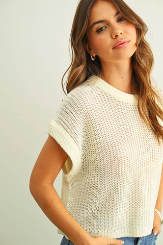 Dolman Sleeve Knit Top