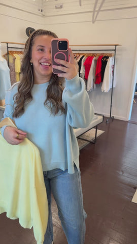 Drop Shoulder Sweater