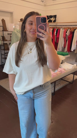 Mineral Washed Oversized T-Shirt