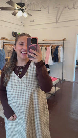 Gingham Mini Dress