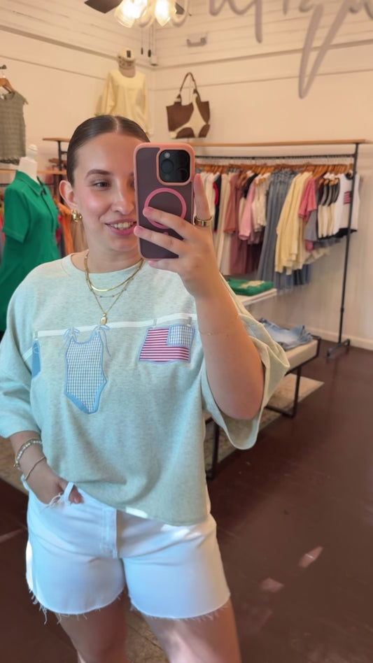 Americana Embroidered T-Shirt