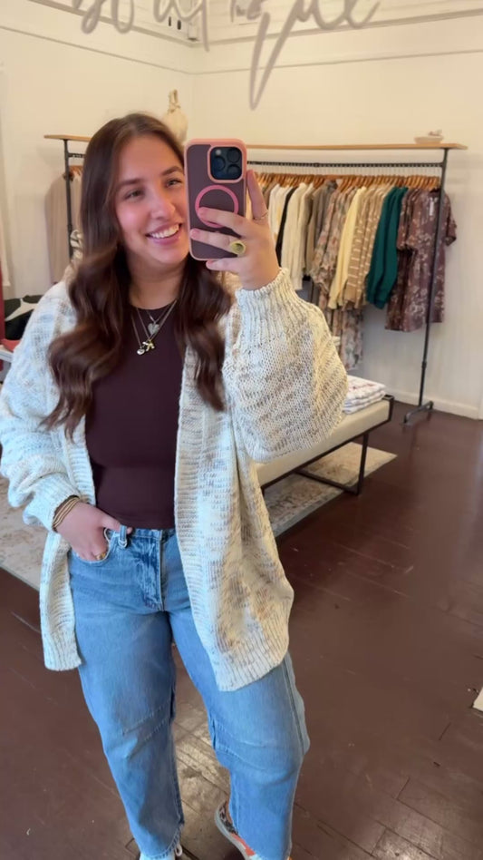 Multicolor Sweater Cardigan