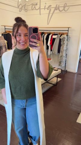 Long Sweater Vest Cardigan