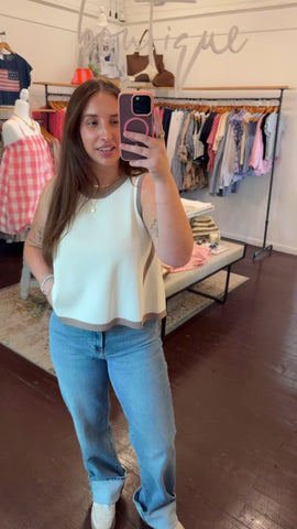 Longer Length Straight Jeans