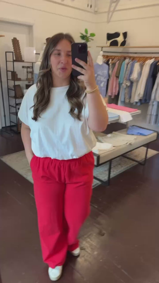 Bubble Hem Knit Top