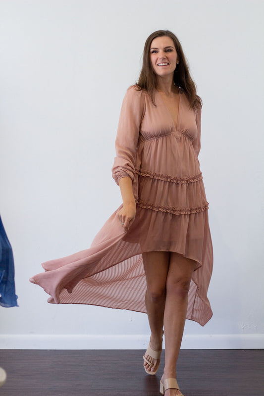 Unbalanced Maxi Dress