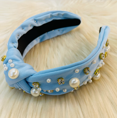 Rhinestone & Pearl Headband